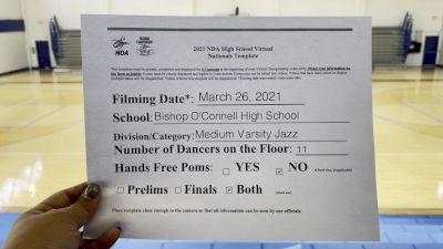 Bishop O'Connell High School [Virtual Medium Varsity - Jazz Prelims] 2021 NDA High School National Championship