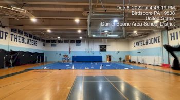 Daniel Boone High School [Game Day - Small Non Tumbling] 2022 UCA & UDA December Virtual Regional