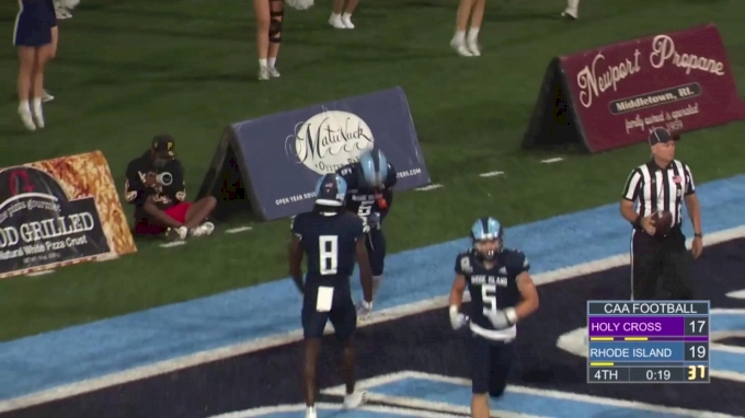 URI s Devin Farrell Connects With Shawn Harris For Game Winning Touchdown