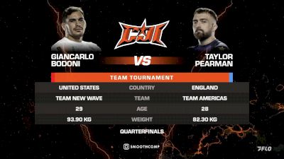 Giancarlo Bodoni vs Taylor Pearman | CJI 2