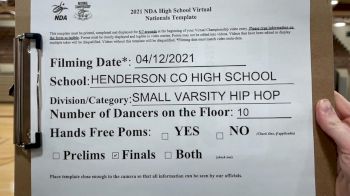 Henderson County High School [Virtual Small Varsity - Hip Hop Finals] 2021 NDA High School National Championship