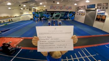 University Cheer Force - Flash [L2 Youth - Small] 2021 PacWest Virtual Championship