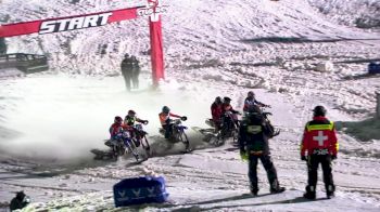 Highlights: AMSOIL Snocross National | Snow Bike Saturday (Moto 2)