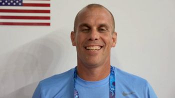 Coach Marty Hauck after day 1 of 2023 U17 Greco Roman Worlds