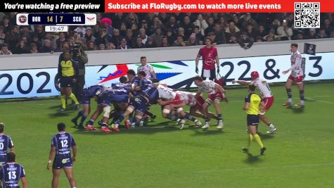 Gaetan Barlot Try - Bordeaux v Scarlets - 2025-2026 Champions Cup Round 2