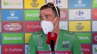 Mads Pedersen Explains The Final Kilometer Of Stage 13 Of 2022 Vuelta A España