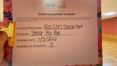 Miss Edie's Dancin Feet - Seniors(HH) [Senior - Hip Hop] 2022 UDA Battle of the Northeast Virtual Dance Challenge
