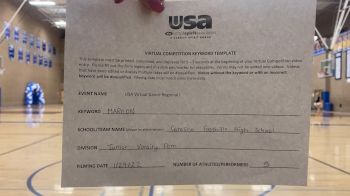 Catalina Foothills High School [Dance/Pom Junior Varsity] 2022 USA Virtual Dance Regional I