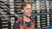 Parker Wolfe After Winning the Prefontaine Classic 2 Mile
