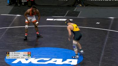 165 lb 3rd Place, Quincy Monday, Princeton vs Cam Amine, Michigan