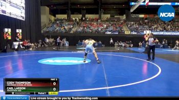 149 lbs Prelim Round 1 - Cody Thompson, Colorado School of Mines vs Cael Larson, Augustana (SD)