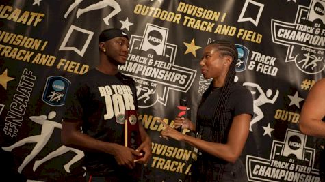 Malcolm Clemons After NCAA Title in Long Jump