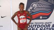 Sanaria Butler Wins Heat, Claims #2 Spot Heading Into 400m Final | Post-Race Interview 2026 USATF