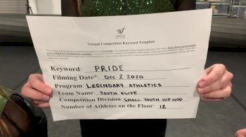 Legendary Athletics - Youth Elite [Youth - Hip Hop] 2020 WSF All Star Cheer & Dance Virtual Championship