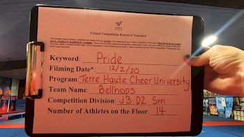 Terre Haute Cheer University - BELLHOPS [L3 Junior - D2] 2020 WSF All Star Cheer & Dance Virtual Championship