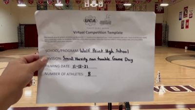 Wolf Point High School [Game Day Varsity NonTumble] 2021 UCA West Virtual Regional