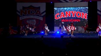Canyon High School - Cougars [2020 Game Day Small Varsity Finals] 2020 NCA High School Nationals