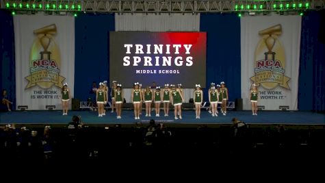 Trinity Springs Middle School [2019 Large Novice Junior High/Middle School Semis] NCA Senior & Junior High School National Championship