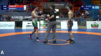 77kg Furkan BAYRAK (TUR) vs Martin SZABO (HUN)