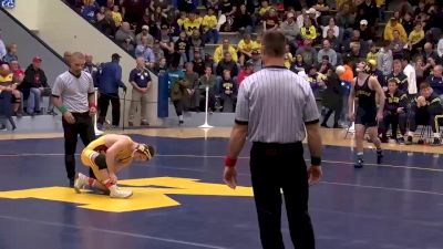 141lbs Match: Dresden Simon, Central Michigan vs Cole Mattin, Michigan