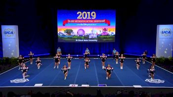 St Cloud State University [2019 All Girl Division I Semis] UCA & UDA College Cheerleading and Dance Team National Championship