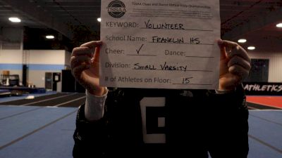 Franklin High School [Small Varsity] 2021 TSSAA Cheer & Dance Virtual State Championships