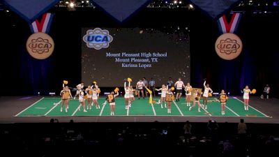 Mount Pleasant High School [2022 Small Varsity Coed Game Day Finals] 2022 UCA National High School Cheerleading Championship