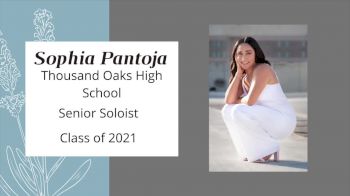 Sophia Pantoja - Thousand Oaks High School (Senior Solo - Contemporary/Lyrical - West)