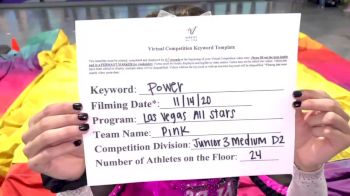 Las Vegas All Stars - Pink [L3 Junior - D2 - Medium] Varsity All Star Virtual Competition Series: Event V