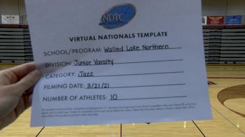 Walled Lake Northern High School [Junior Varsity - Jazz Virtual Finals] 2021 UDA National Dance Team Championship