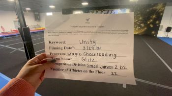 Magic Cheerleading - Glitz [L2 Junior - D2 - Small] 2021 Mid Atlantic Virtual Championship