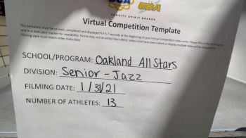 Oakland All Stars [Senior - Jazz] 2021 UDA Spirit of the Midwest Virtual Challenge
