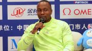 Akani Simbine | 2025 Xiamen Diamond League Press Conference