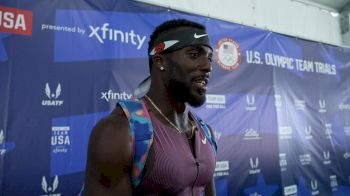 Kenny Bednarek on Round 1 and His Headband Collection