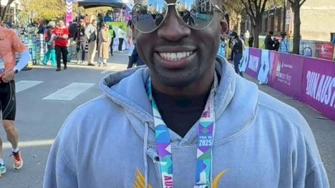 Hellah Sidibe at the 2025 Austin Marathon