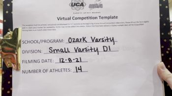 Ozark High School [Small VA DI] 2021 UCA December Virtual Regional