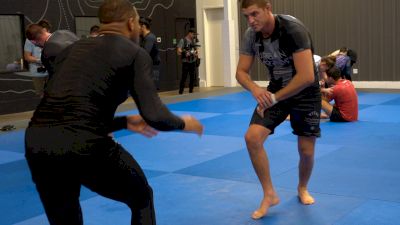 No-Gi Meregali? Takedown To Mounted Arm Bar In Training