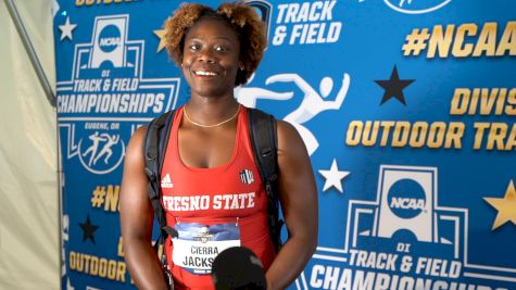 Cierra Jackson Breaks NCAA Discus Meet Record And Becomes Fresno State's First Women National Champion