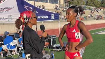 Sammy Watson of Adidas Discusses Training in Los Angeles After Winning Section 2 800m