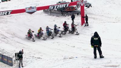 Highlights: AMSOIL Snocross National | Snow Bike Sunday (Moto 2)