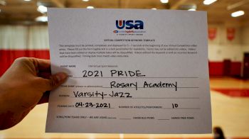 Rosary Academy [Varsity - Jazz Finals] 2021 USA Spirit & Dance Virtual National Championships