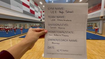 Lee High School [Novice Small Varsity] 2021 NCA & NDA Virtual February Championship
