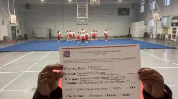 Newberry College [Virtual Intermediate Small Coed Division II Finals] 2021 NCA & NDA Collegiate Cheer & Dance Championship