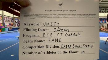 East Celebrity Elite - CT - Fame [L6 Senior Coed - Xsmall] 2021 Mid Atlantic Virtual Championship