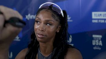 Alaysha Johnson Runs In Broken Spikes! 12.37 in U.S. Olympic 100m Hurdle Prelims.