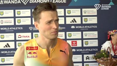 Karsten Warholm Takes Second in the Men's 400m Hurdles at Silesia Diamond League | 2026 Silesia Diamond League Post-Race Interview