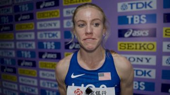 Heather MacLean After Placing 2nd In 1500m Rounds