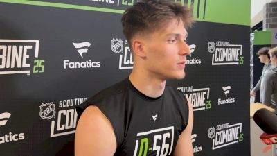 Radim Mrtka Talks About Playing Big, Learning English And NHL Rising Draft Stock | NHL Combine