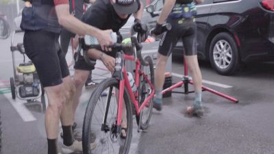 Owen's Bike Gets Power Washed In Checkpoint