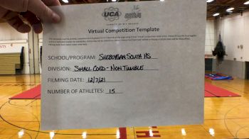 Sheboygan South High School [Small Varsity Coed - Non Tumble] 2021 UCA December Virtual Regional